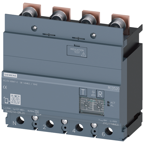 Residual current device RCD520 basic RCD type A mounted below