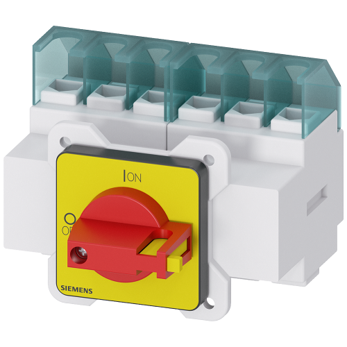 SENTRON, Switch disconnector 3LD, emergency switching-off switch, 6- pole, Iu: 25 A, operating power