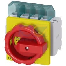 SENTRON, Switch disconnector 3LD, emergency switching-off switch, 4- pole, Iu: 25 A, operating power