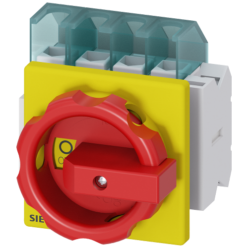 SENTRON, Switch disconnector 3LD, emergency switching-off switch, 4- pole, Iu: 25 A, operating power