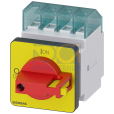 SENTRON, Switch disconnector 3LD, emergency switching-off switch, 3- pole, Iu: 16 A, operating power