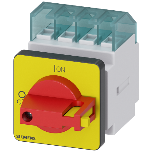 SENTRON, Switch disconnector 3LD, emergency switching-off switch, 3- pole, Iu: 16 A, operating power