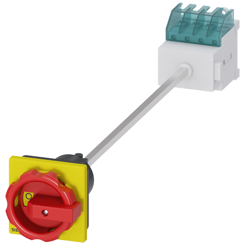 SENTRON, 3LD switch disconnector, EMERGENCY OFF switch, 3-pole, Iu: 16 A