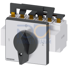 SENTRON, Switch disconnector 3LD, change-over switch, 3-pole, Iu: 63 A, Operating power / at AC-23 A