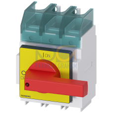 SENTRON, Switch disconnector 3LD, emergency switching-off switch, 3- pole, Iu=250 A, operating power