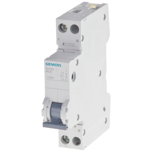 Miniature circuit breaker 230 V 6kA, 1+N-pole/1 MW, B 6 A