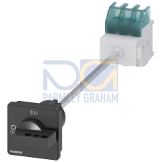 SENTRON, switch disconnector 3LD, main switch, 3-pole, Iu: 32 A, operating power / at AC-23 A at 400