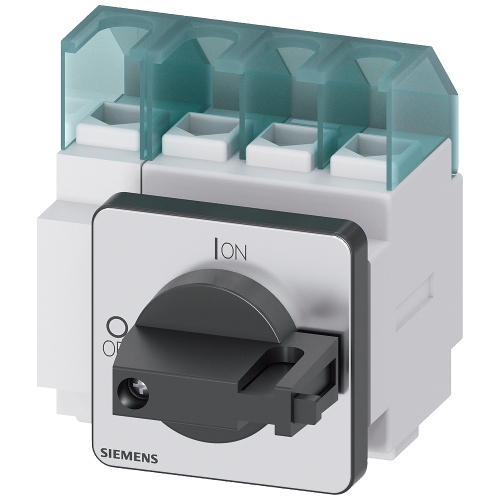SENTRON, Switch disconnector 3LD, main switch, 4-pole, Iu: 25 A, Operating power / at AC-23 A at 400