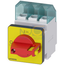 SENTRON, Switch disconnector 3LD, emergency switching-off switch, 3- pole, Iu: 32 A, operating power