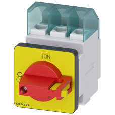 SENTRON, Switch disconnector 3LD, emergency switching-off switch, 3- pole, Iu: 25 A, operating power