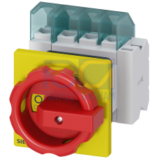 SENTRON, Switch disconnector 3LD, emergency switching-off switch, 4- pole, Iu: 25 A, operating power