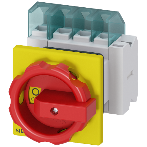 SENTRON, Switch disconnector 3LD, emergency switching-off switch, 4- pole, Iu: 25 A, operating power
