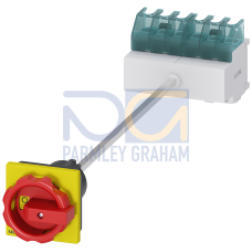 SENTRON, Switch disconnector 3LD, emergency switching-off switch, 6- pole, Iu: 25 A, operating power