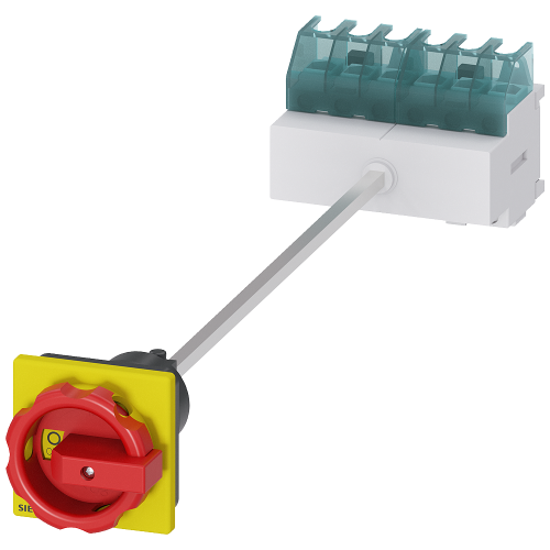 SENTRON, Switch disconnector 3LD, emergency switching-off switch, 6- pole, Iu: 25 A, operating power