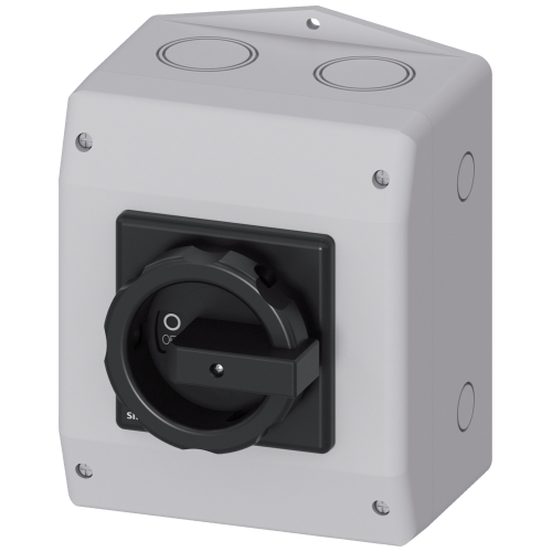 SENTRON, Switch disconnector 3LD, main switch, 3-pole, Iu: 63 A, Operating power / at AC-23 A at 400