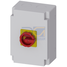 SENTRON, Switch disconnector 3LD, emergency switching-off switch, 6- pole, Iu: 63 A, operating power