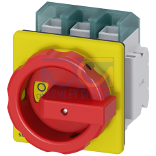 SENTRON, Switch disconnector 3LD, emergency switching-off switch, 3- pole, Iu: 125 A, operating powe