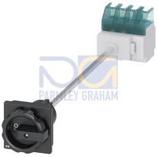 SENTRON, Switch disconnector 3LD, main switch, 4-pole, Iu: 32 A, Operating power / at AC-23 A at 400