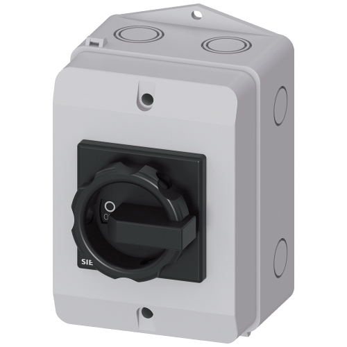 SENTRON, Switch disconnector 3LD, main switch, 3-pole, Iu: 16 A, Operating power / at AC-23 A at 400