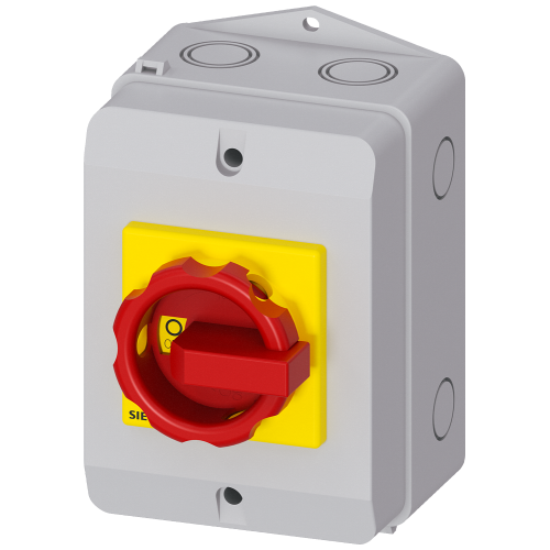 SENTRON, 3LD switch disconnector, EMERGENCY OFF switch, 4-pole, 16 A