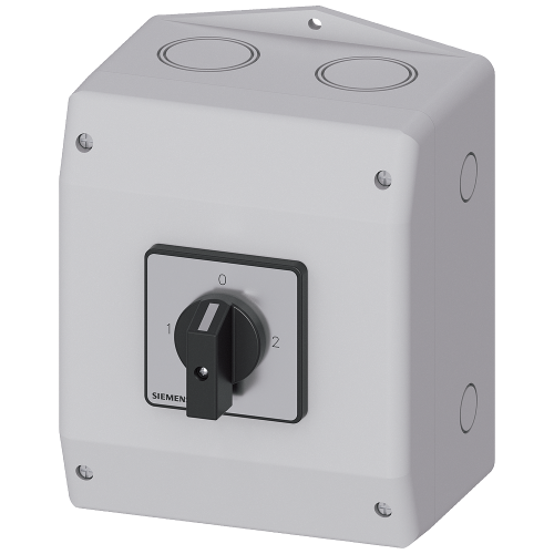 SENTRON, Switch disconnector 3LD, change-over switch, 3-pole, Iu: 25 A, Operating power / at AC-23 A