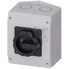 SENTRON, Switch disconnector 3LD, main switch, 6-pole, Iu: 32 A, Operating power / at AC-23 A at 400