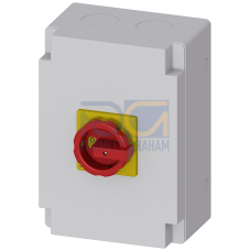 SENTRON, Switch disconnector 3LD, emergency switching-off switch, 6- pole, Iu: 63 A, operating power