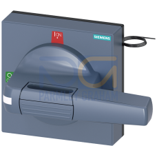 handle with masking plate standard illuminated size 100x 100, for shaft 8x 8, 0-I, handle size 100mm