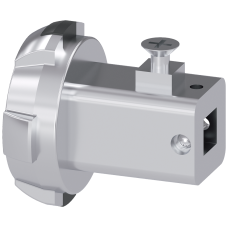 Door coupling size 8x 8 mm, large head, accessory for: door-coupling rotary operating mechanism, shaft