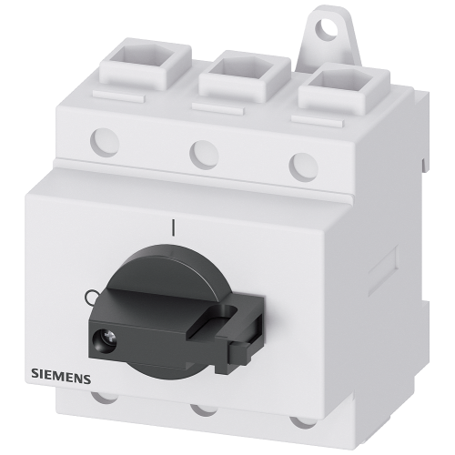 SENTRON, Switch disconnector 3LD, main switch, 3-pole, Iu: 125 A, Operating power / at AC-23 A at 40