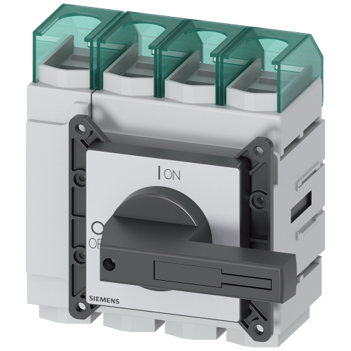 SENTRON, Switch disconnector 3LD, main switch, 4-pole, Iu: 160 A, Operating power / at AC-23 A at 40