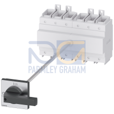SENTRON, Switch disconnector 3LD, main switch, 6-pole, Iu: 160 A, Operating power / at AC-23 A at 40