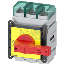 SENTRON, Switch disconnector 3LD, emergency switching-off switch, 3- pole, Iu: 160 A, operating powe