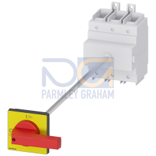 SENTRON, Switch disconnector 3LD, emergency switching-off switch, 3- pole, Iu: 160 A, operating powe