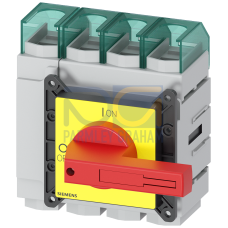SENTRON, Switch disconnector 3LD, emergency switching-off switch, 4- pole, Iu: 160 A, operating powe