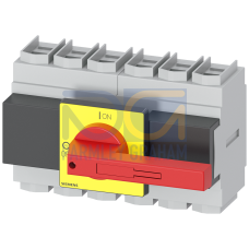 SENTRON, Switch disconnector 3LD, emergency switching-off switch, 6- pole, Iu: 160 A, operating powe