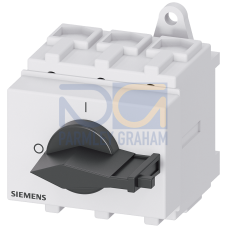 SENTRON, Switch disconnector 3LD, main switch, 3-pole, Iu: 63 A, Operating power / at AC-23 A at 400