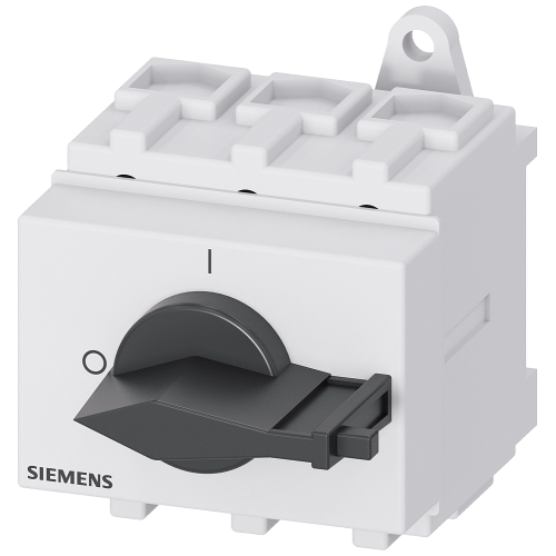 SENTRON, Switch disconnector 3LD, main switch, 3-pole, Iu: 63 A, Operating power / at AC-23 A at 400