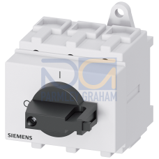 SENTRON, Switch disconnector 3LD, main switch, 3-pole, Iu: 63 A, Operating power / at AC-23 A at 400
