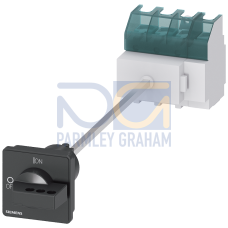 SENTRON, switch disconnector 3LD, main switch, 4-pole, Iu: 63 A, operating power / at AC-23 A at 400