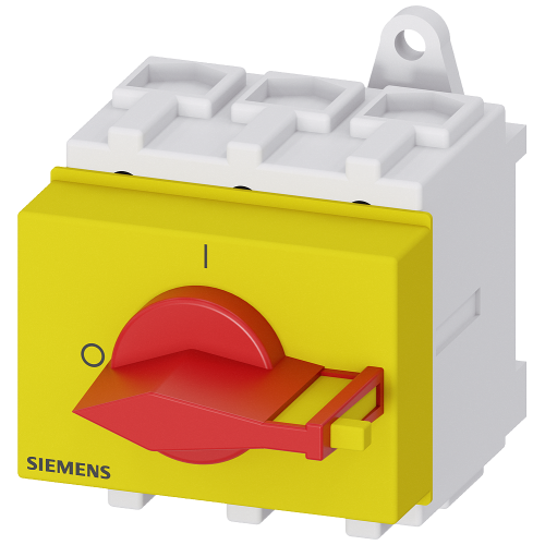 SENTRON, Switch disconnector 3LD, emergency switching-off switch, 3- pole, Iu: 63 A, operating power