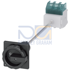 SENTRON, Switch disconnector 3LD, main switch, 3-pole, Iu: 63 A, Operating power / at AC-23 A at 400