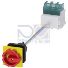 SENTRON, Switch disconnector 3LD, emergency switching-off switch, 3- pole, Iu: 63 A, operating power