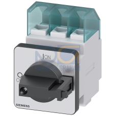 SENTRON, Switch disconnector 3LD, main switch, 3-pole, Iu: 25 A, Operating power / at AC-23 A at 400