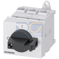 SENTRON, Switch disconnector 3LD, main switch, 3-pole, Iu: 25 A, Operating power / at AC-23 A at 400