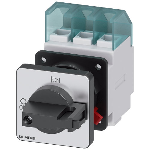 SENTRON, Switch disconnector 3LD, main switch, 3-pole, Iu: 25 A, Operating power / at AC-23 A at 400