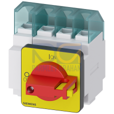 SENTRON, Switch disconnector 3LD, emergency switching-off switch, 4- pole, Iu: 25 A, operating power