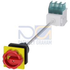 SENTRON, Switch disconnector 3LD, emergency switching-off switch, 3- pole, Iu: 25 A, operating power