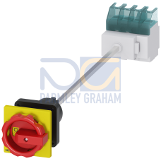 SENTRON, Switch disconnector 3LD, emergency switching-off switch, 4- pole, Iu: 32 A, operating power