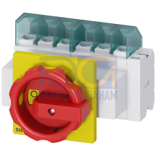 SENTRON, Switch disconnector 3LD, emergency switching-off switch, 6- pole, Iu: 25 A, operating power
